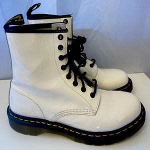 White Doc Marten’s Boots size 8 US